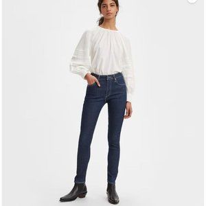 Levi's 721 High Rise Selvedge Japanese Denim Skinny Jeans